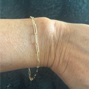 Gold Chain bracelet 2.11 grams 14kt yellow gold